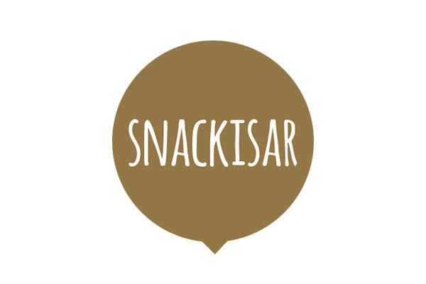Logotyp för Snackisar.