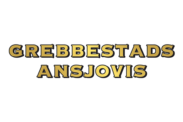 Logotyp för Grebbestads Ansjovis.