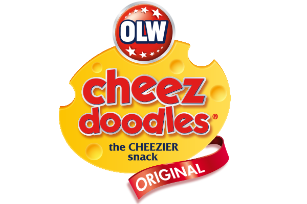 Logotyp för cheez doodles.