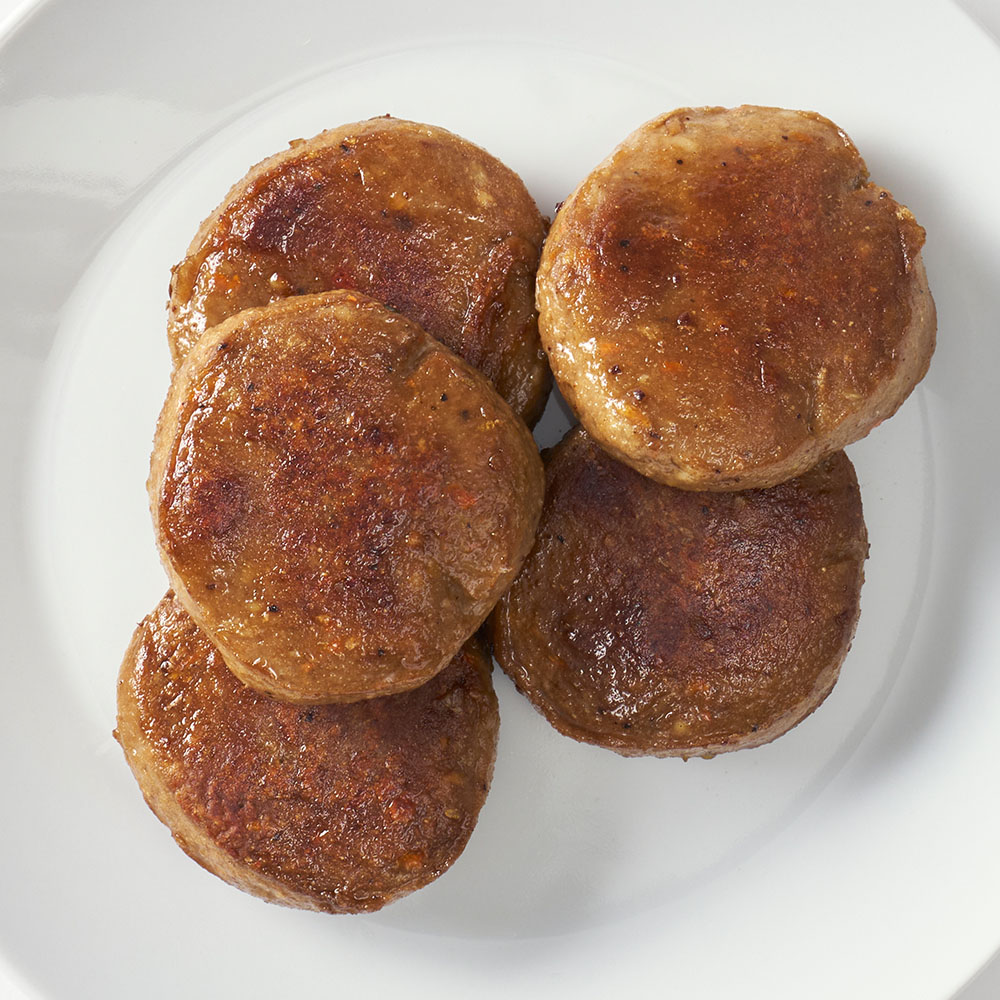 FELIX Pannbiff Nöt & Grönt på en vit tallrik.