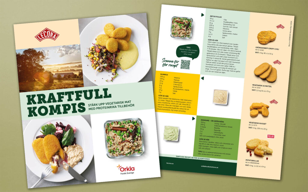 Mockup av broschyren Kraftfull kompis.
