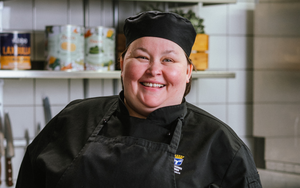 Marlene Toven från Östersund Kommun skapar recept till Fast Fusion Climate Week 2025