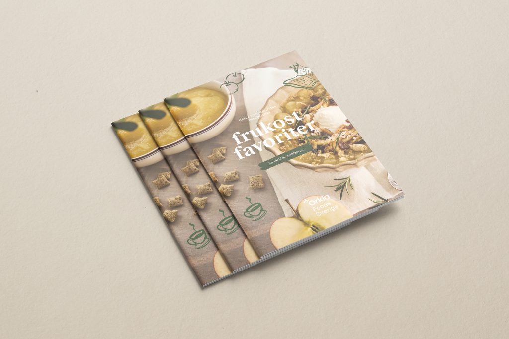 Mockup av frukostfoldern