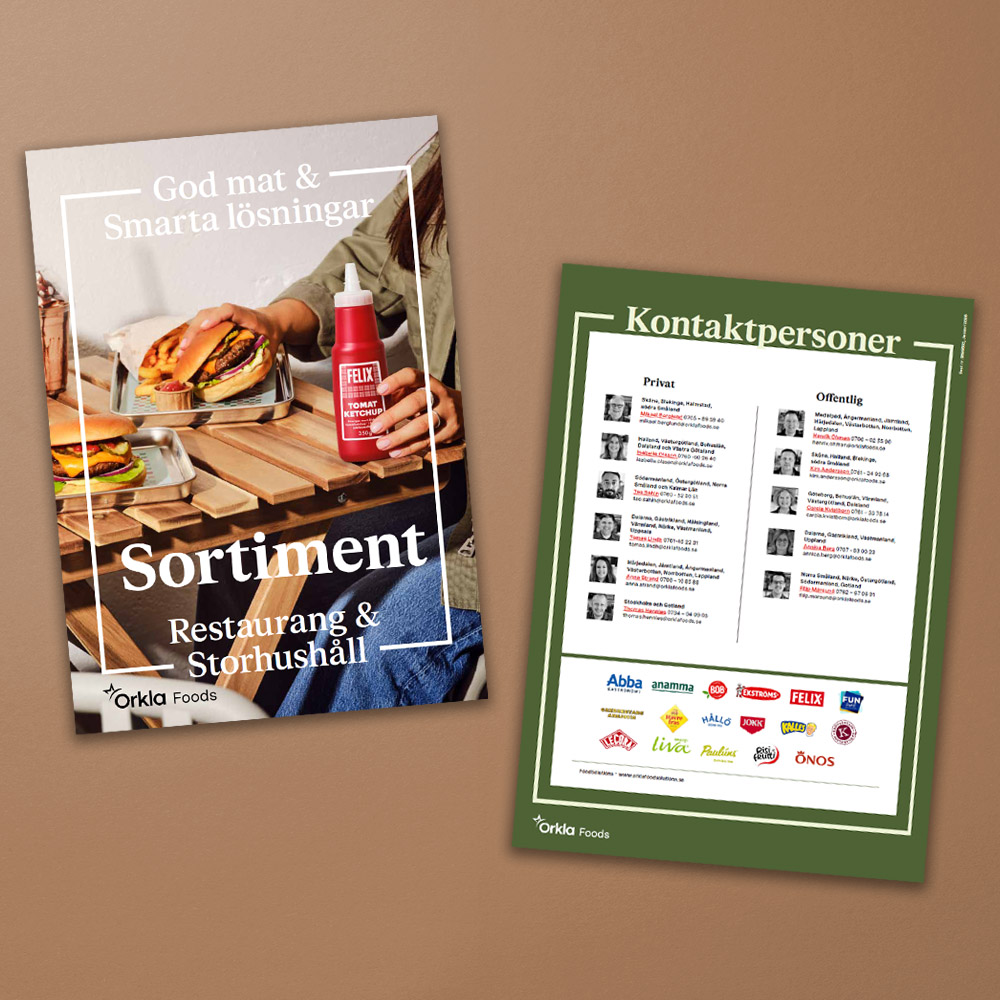 Sortimentskatalog för Orkla Foodsolutions.