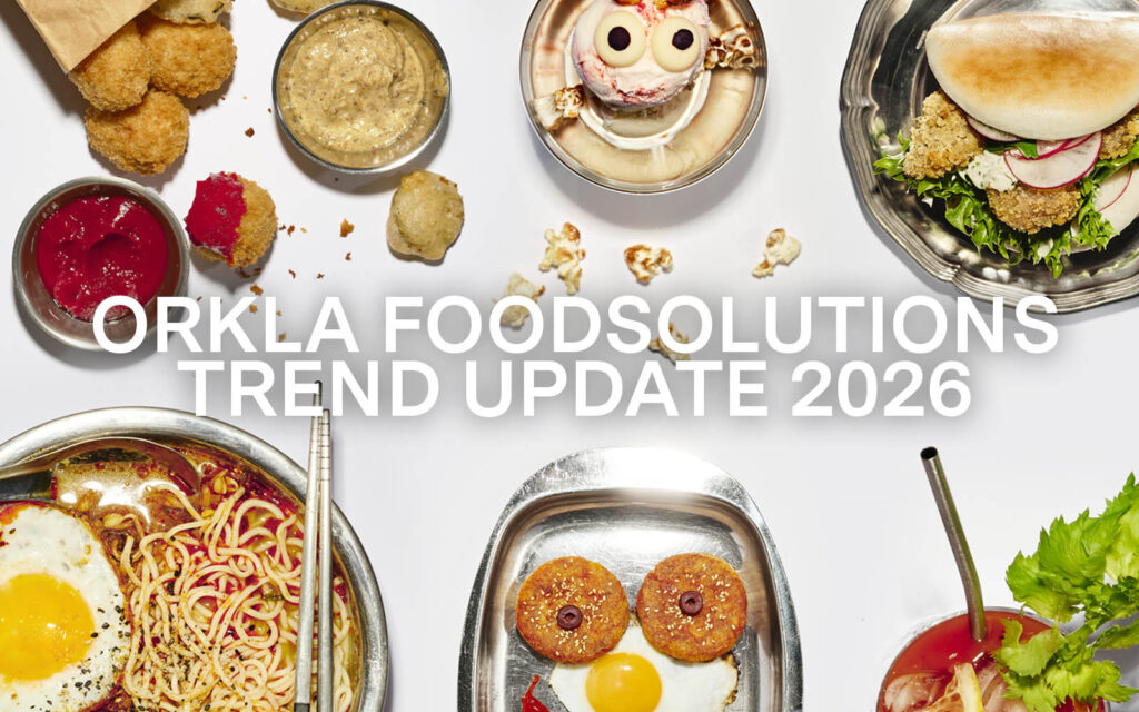 Flera olika rätter från Trend Update 2026.